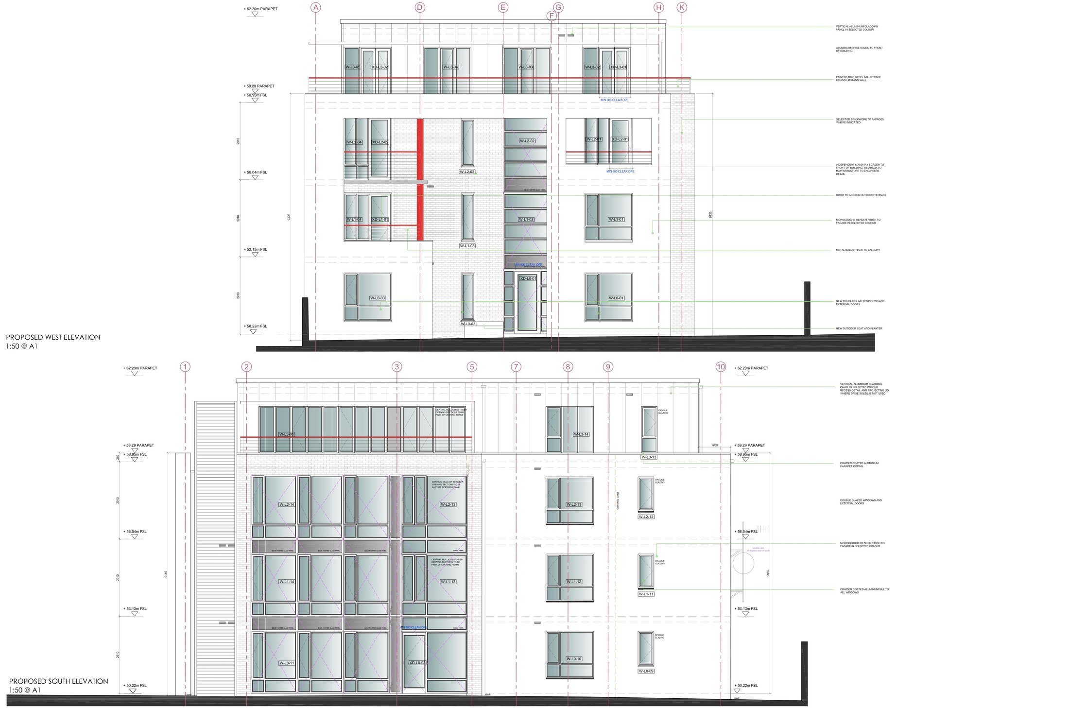 17146_C3_3-06B West & South Elevations-1