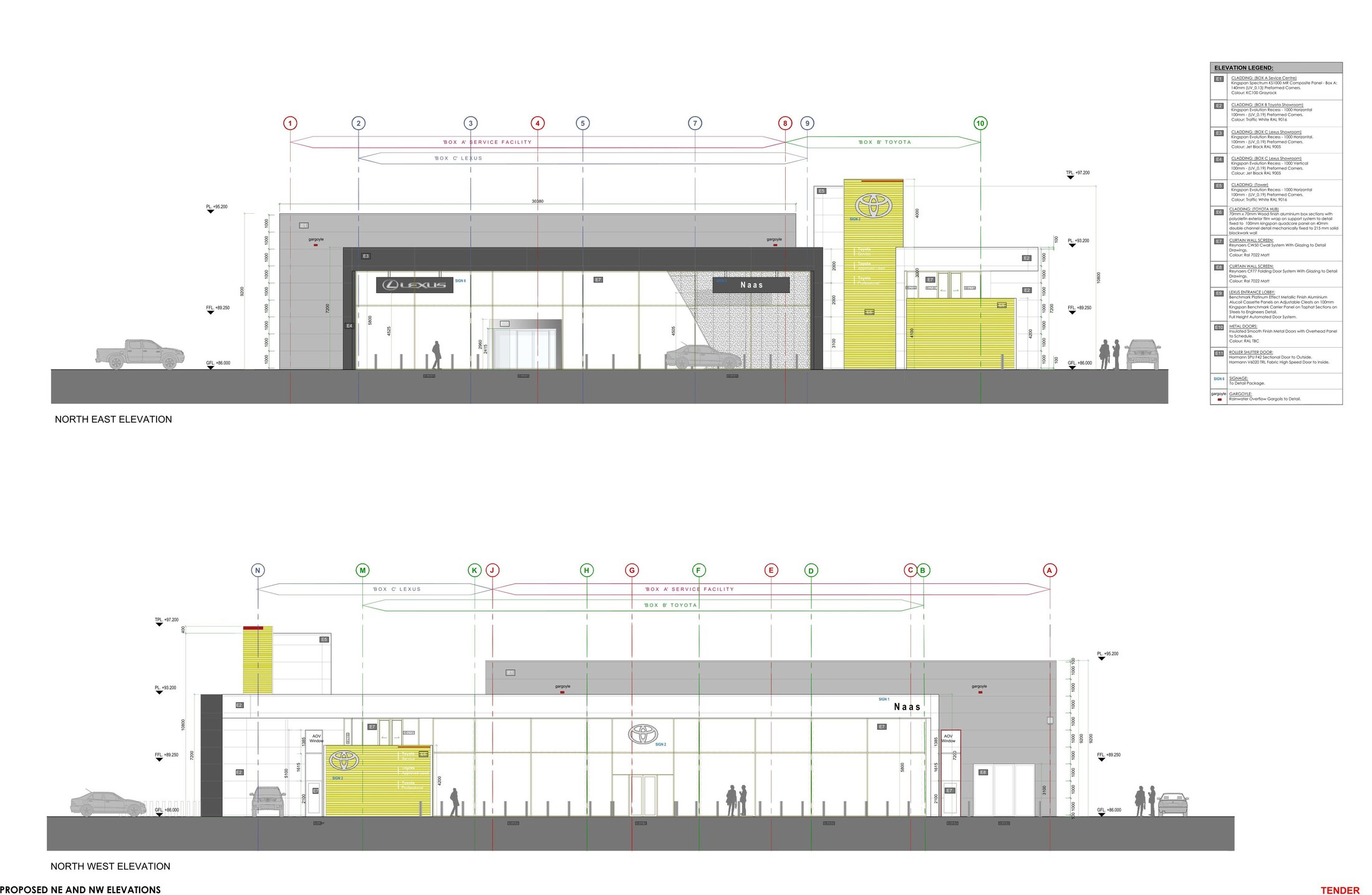 18135_T2_3-05 Proposed NE and NW Elevations-1