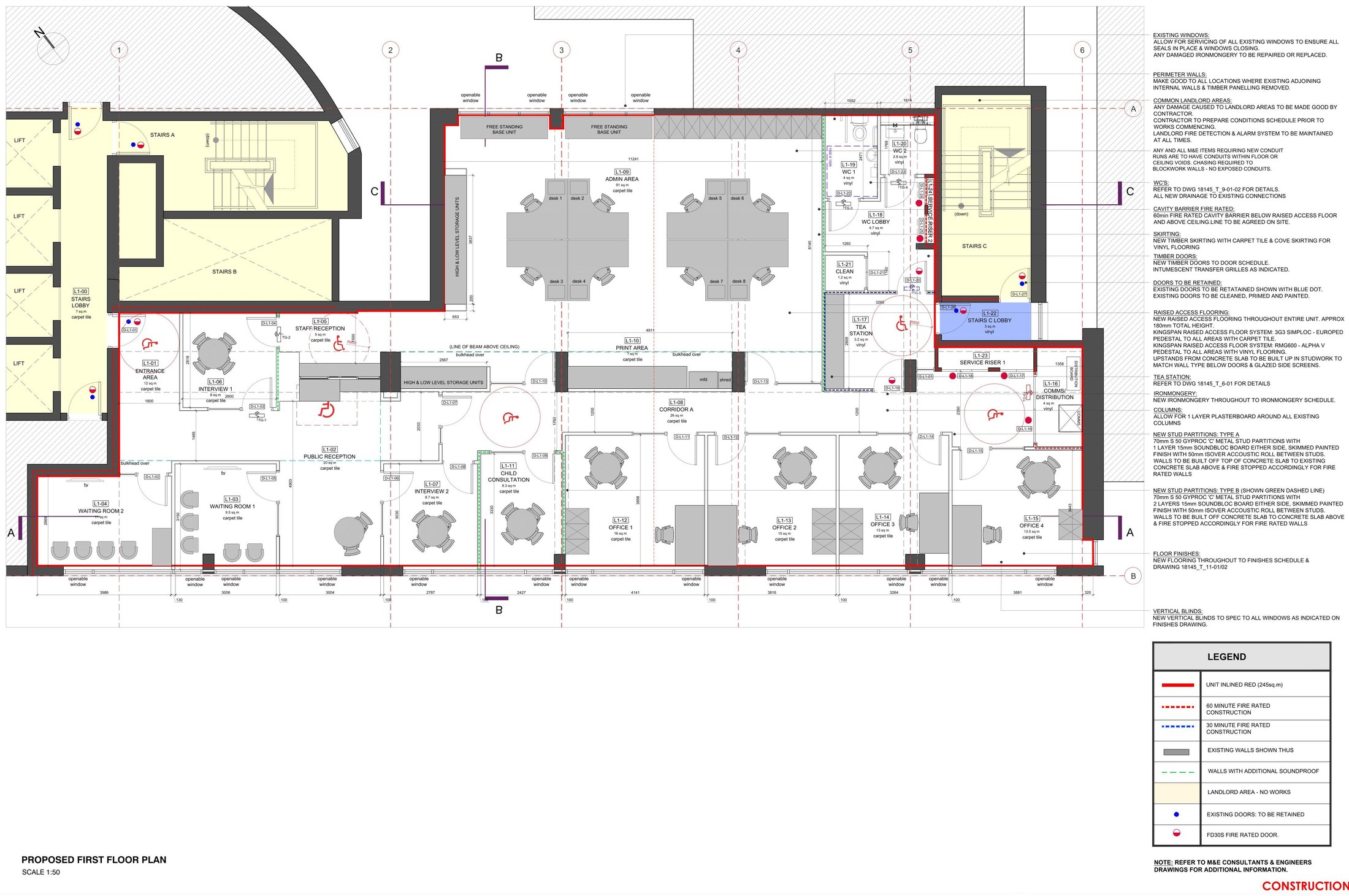 18145_C_3-01 Proposed First Floor Plan-1