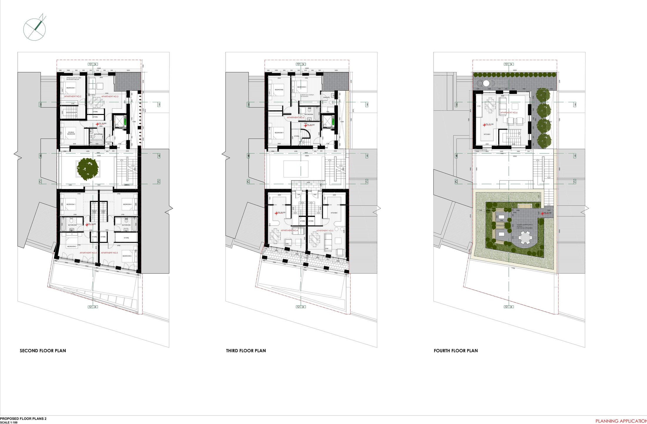 21123 03-02 Floor Plans 2 - 2 3 4-1