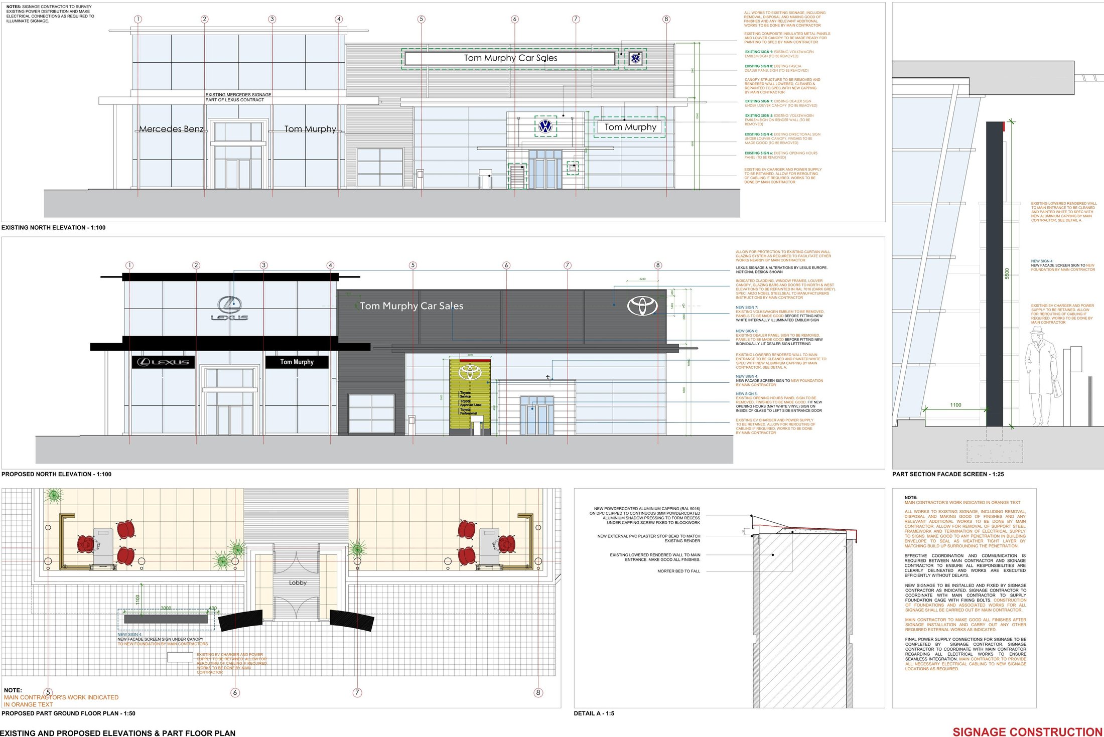 21136_07 CS_01-03A Existing & Proposed Elevations & Part Plan-1