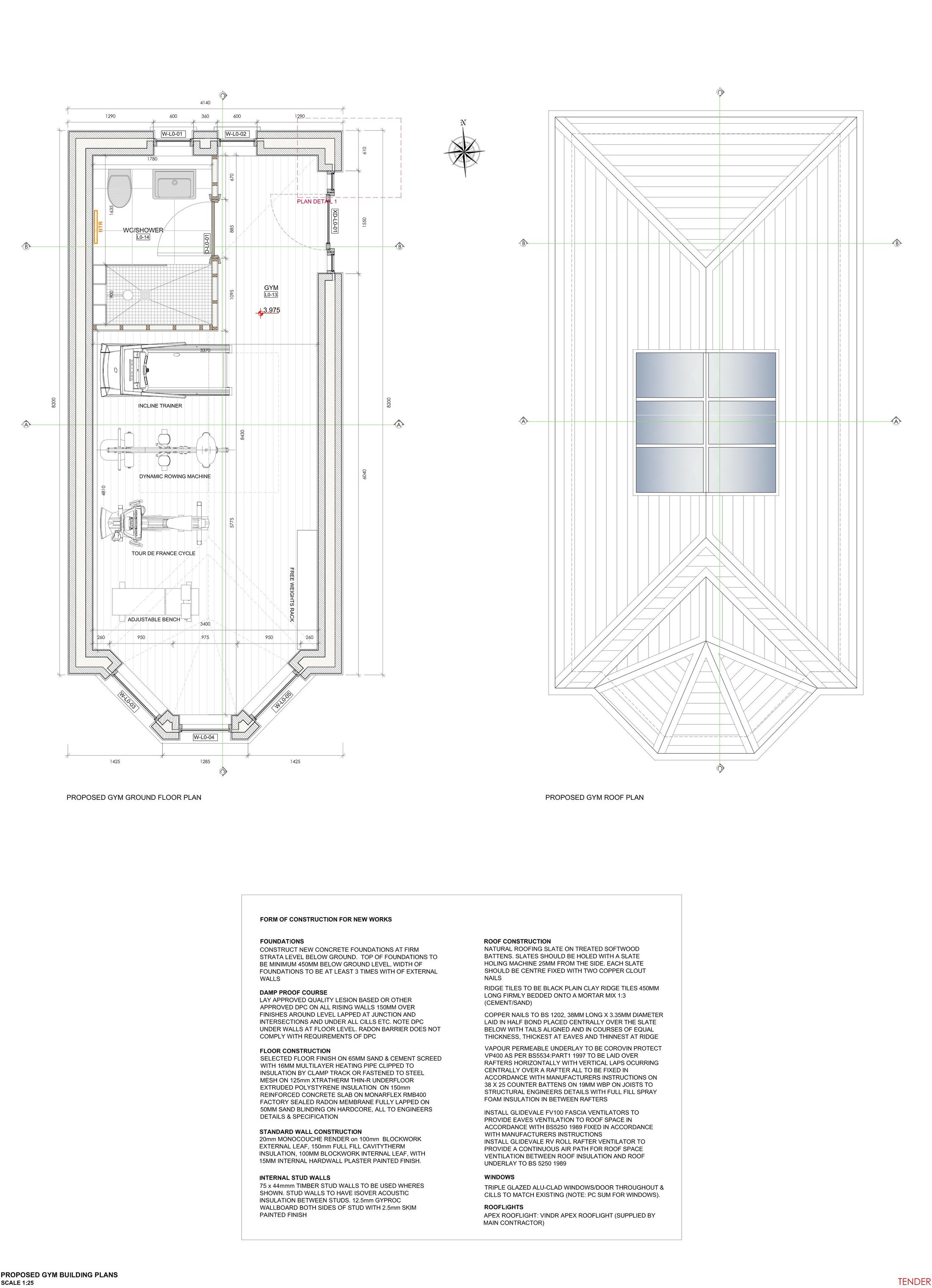 22133 T_03-05 Proposed Gym Building Plans-1